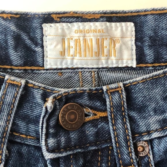 Vintage 90s Jeanjer Denim Shorts - Picture 3 of 7